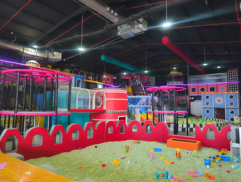 Trampoline Park Bounce Jump